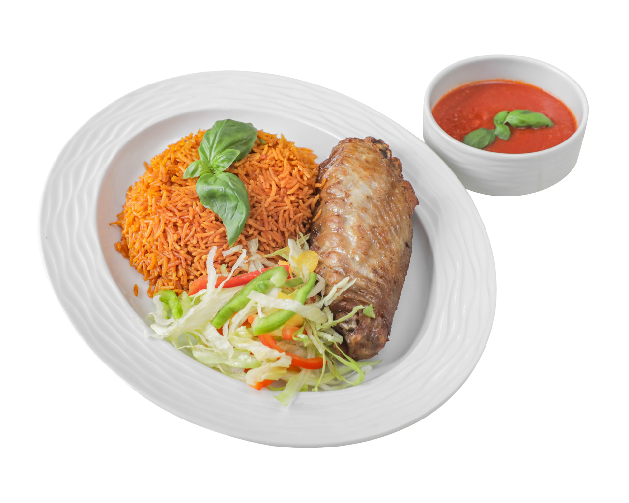 Jollof Rice with Turkey
